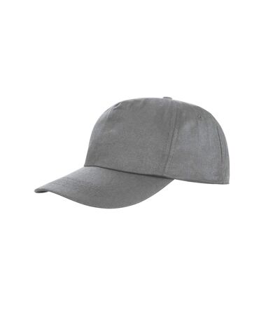 Result Unisex Core Houston 5 Panel Printers Baseball Cap (Dove Grey)