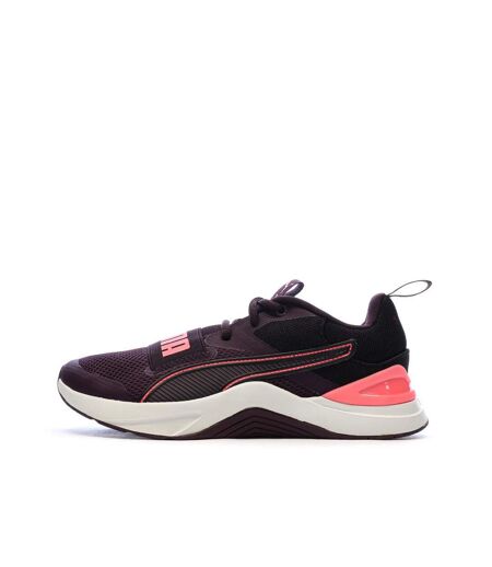 Baskets noir/rose femme puma prospect