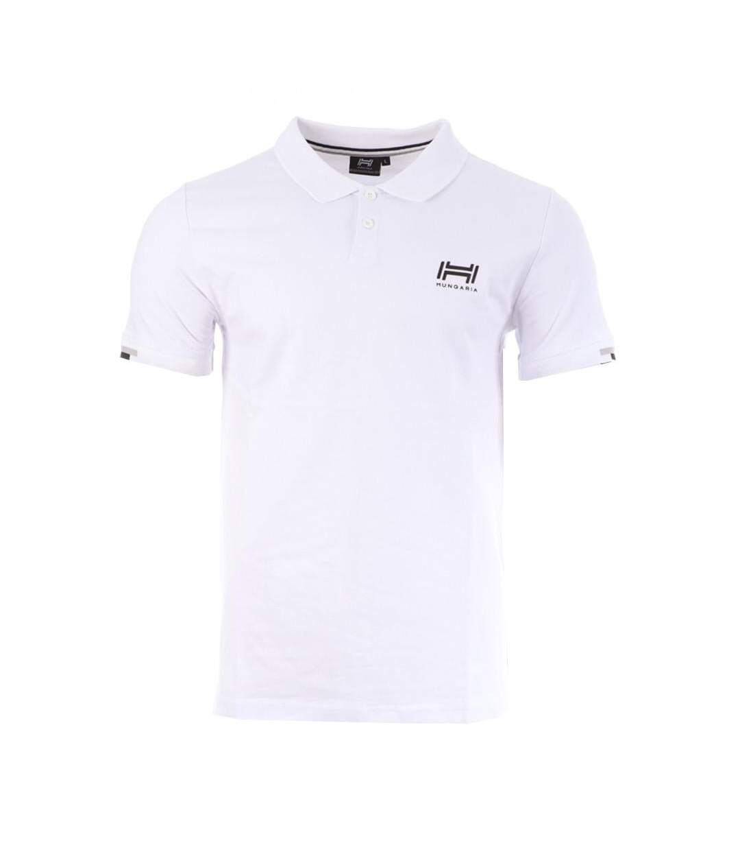 Polo Blanc Homme Hungaria Jeki - L