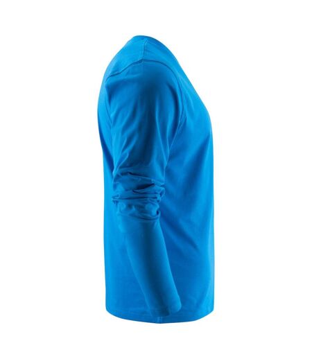 Unisex Adult Heavier Pro Long-sleeved T-shirt Ocean Blue Printer