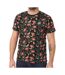 T-shirt Noir/Rouge Homme Lee Cooper Oano - M