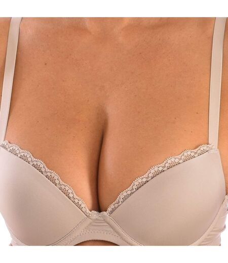 NURIA women's push-up bra with underwire and cups