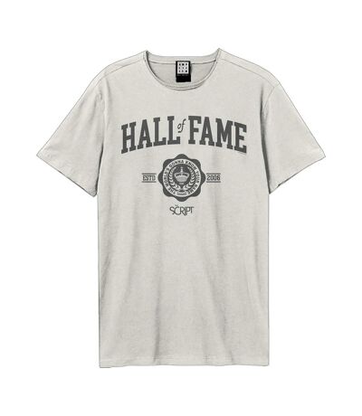 T-shirt hall of fame adulte vieux blanc Amplified