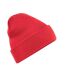Bonnet À Manchettes Original Pour Adultes, Unisexe Rouge Vif Beechfield-2