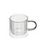 Lot de 6 Mugs en Verre Lexi 25cl Gris-2