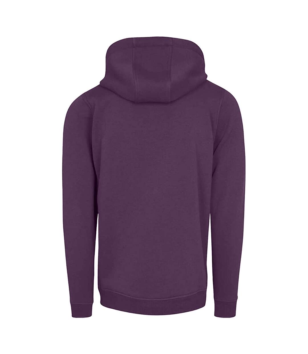 Mens heavy pullover hoodie purple night Build Your Brand