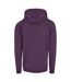 Build Your Brand Mens Heavy Pullover Hoodie (Purple Night) - UTRW5681