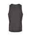 Mens basic tank top charcoal Build Your Brand