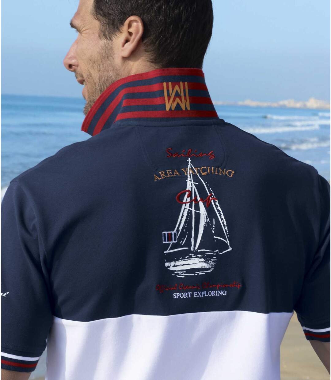 Poloshirt Skipper in Piquée-Qualität Atlas For Men