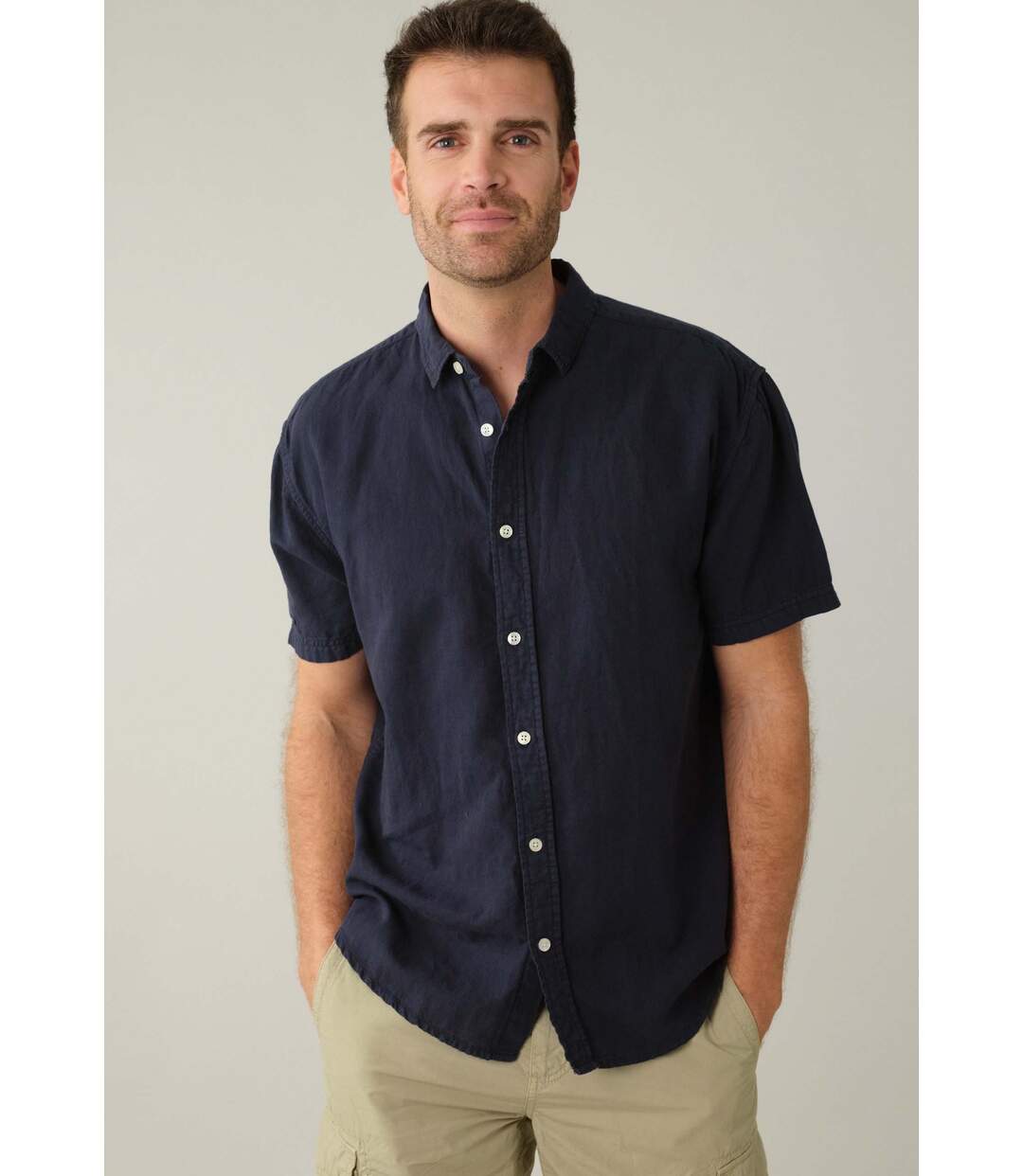 Chemise en lin pour homme DARIO-1