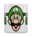 Super Mario Tasse Here We Go Luigi (Blanc/Noir/Vert) (Taille unique) - UTPM2820