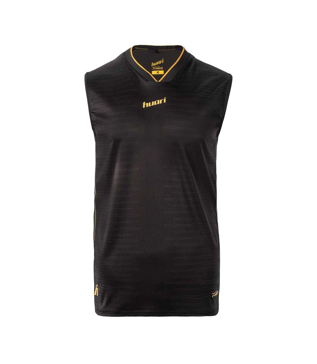 T-shirt Dunkey Homme Noir Jaune Huari-1