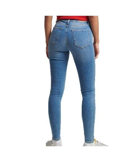 Jean Skinny Bleu Femme Superdry High Rise - 26