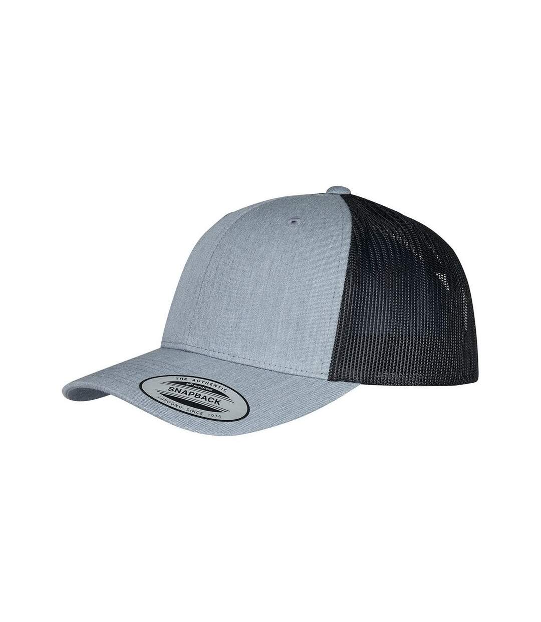 Casquette trucker retro adulte gris / noir Flexfit-1