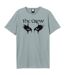 T-shirt unisexe adulte eyes the crow bleu étrange Amplified