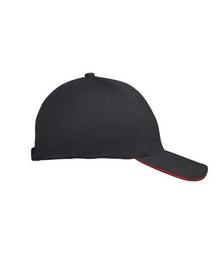 Casquette De Baseball Buffalo Noir Rouge MidOcean