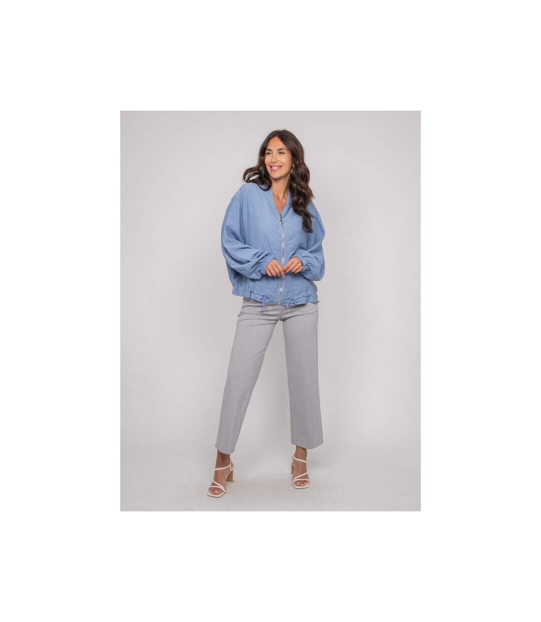 Veste légère zipée ULEO - Dona X Lisa-4
