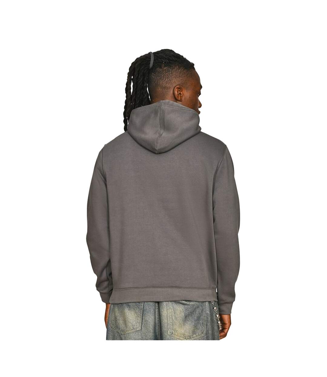 Mens Core 280 Ringspun Cotton Hoodie Charcoal Casual Classics-2