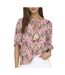 Blouse beige/rose femme jdy bree-1