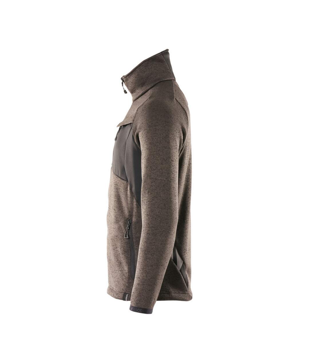 Mens Accelerate Knitted Jacket Dark Anthracite Black Mascot-3