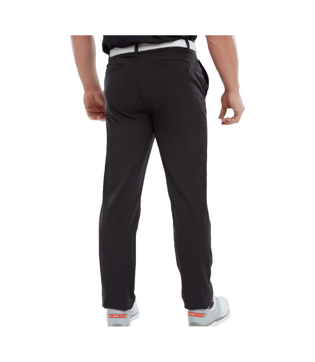 Mens Par Tapered Golf Trousers Black FootJoy-4