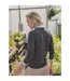 Womens/ladies Classic Lambswool V Neck Jumper Charcoal WoolOvers-1
