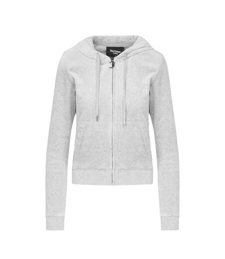 Veste à capuche femme argenté Juicy Couture