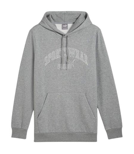 Sweat À Capuche Essentials Homme Gris Argenté Puma