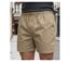 Short homme CHALLENGER 710095U001 beige : le bermuda 3 poches en pur coton pour l'été-1