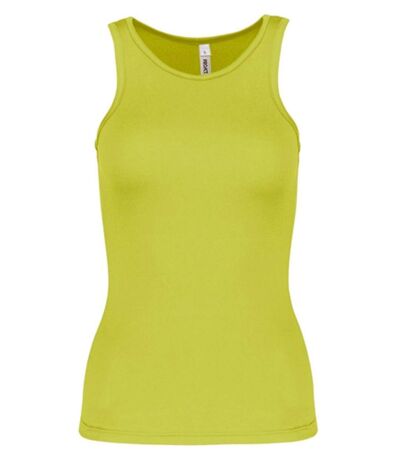 Débardeur de sport - Femme - PA442 - vert lime