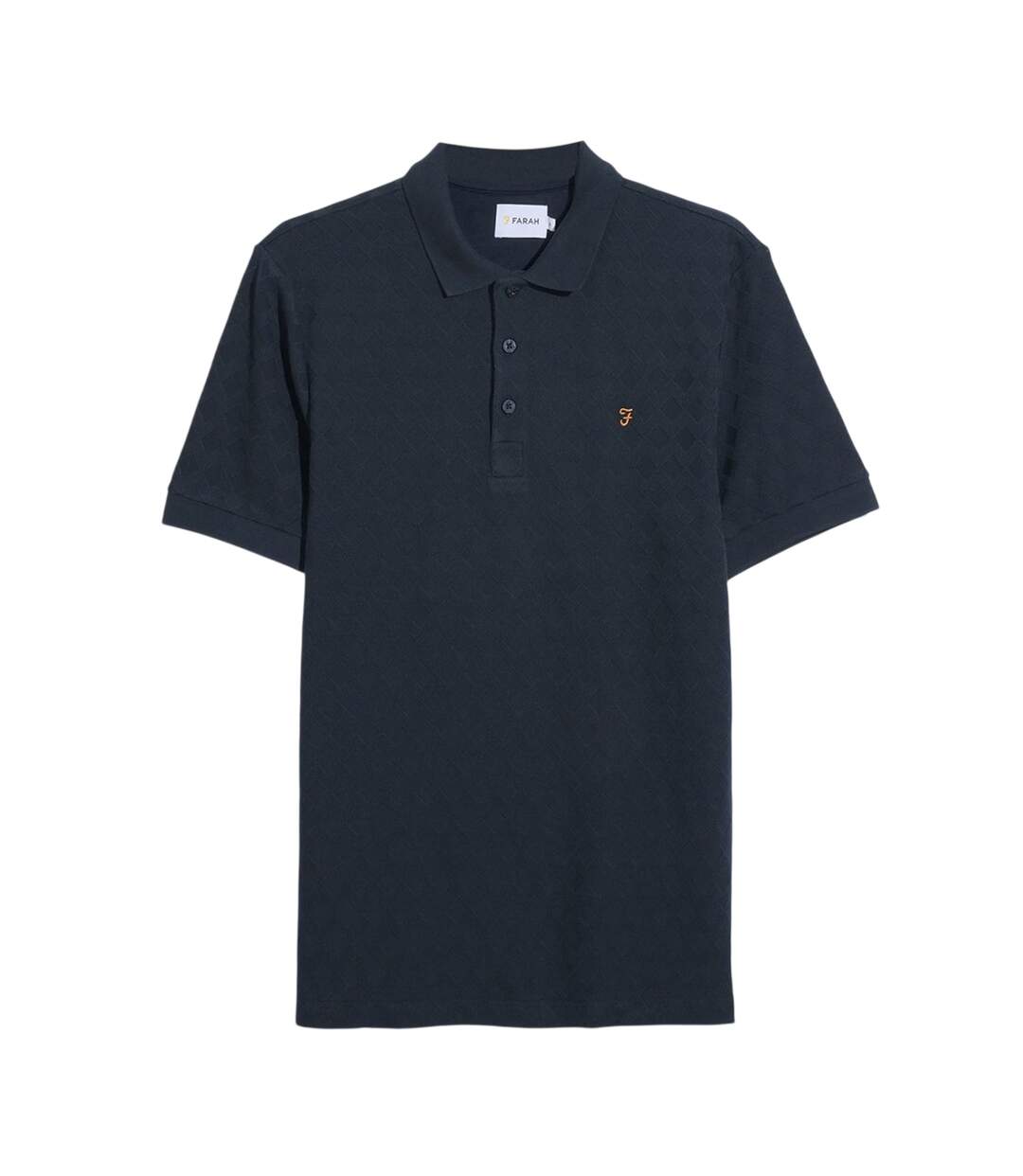 Polo Horace Homme Bleu Marine Foncé Farah-1