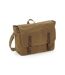 Quadra Heritage Leather Trim Messenger Bag (Desert Sand) (One Size) - UTPC5331