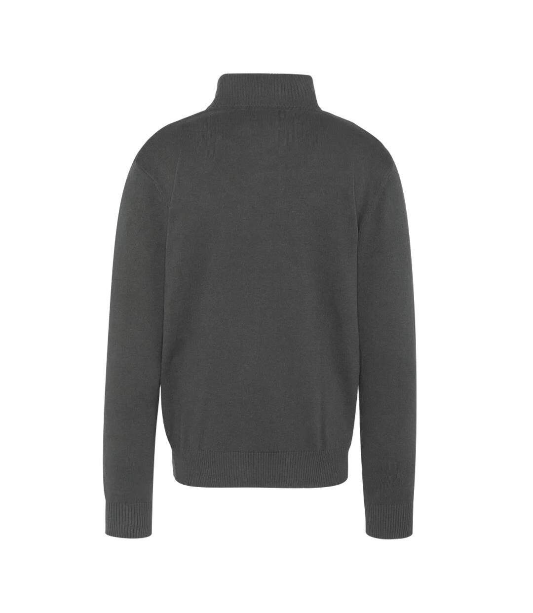 Pull gris anthracite homme schott plb127-2