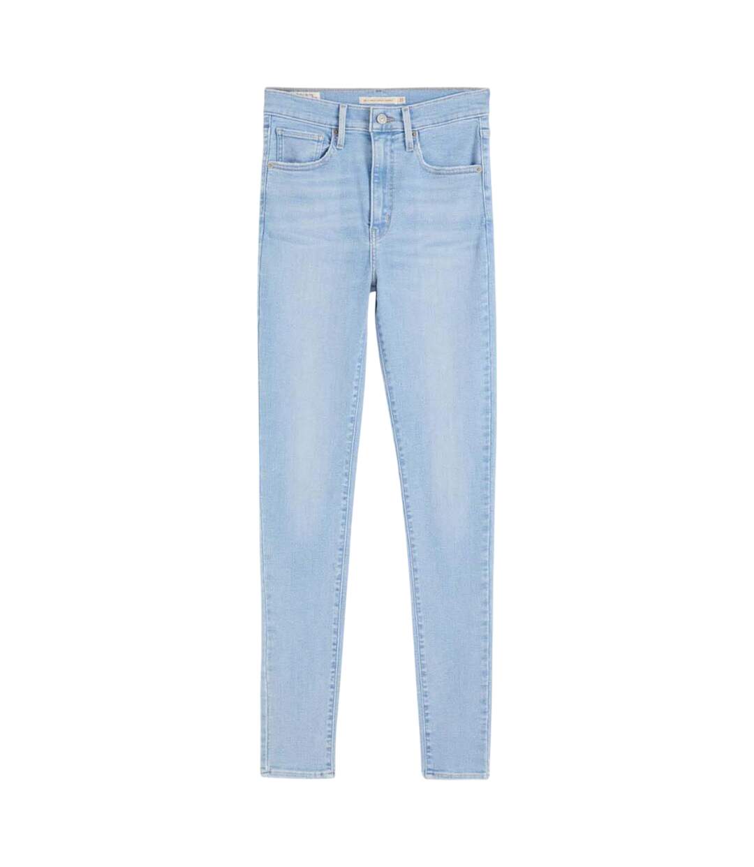Womens/ladies Mile High Super Skinny Jeans Blue Levis-2