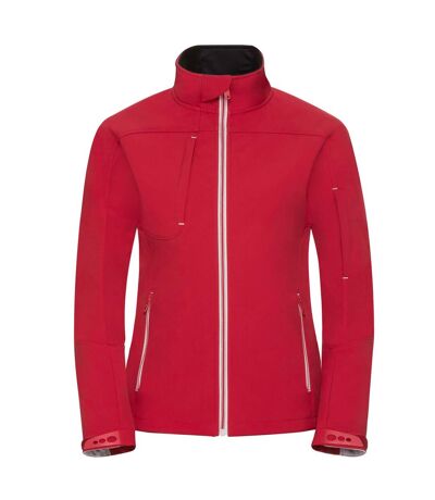 Russell Womens/Ladies Bionic Soft Shell Jacket (Classic Red)