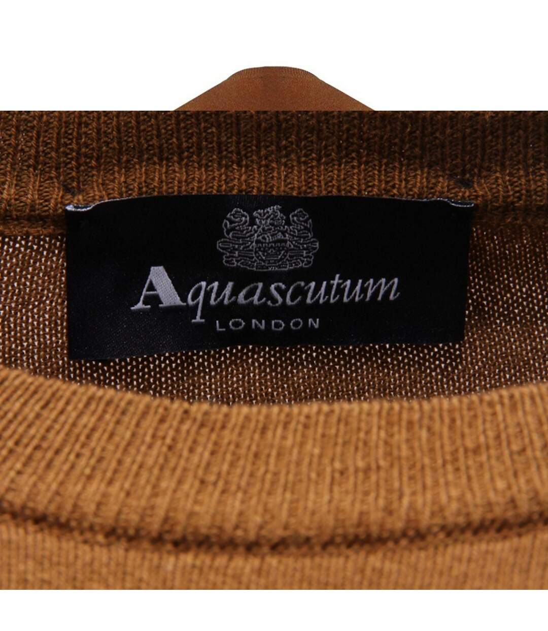 Pull Motif/style Tartan Homme Marron Aquascutum-3