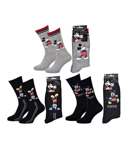 Chaussettes Pack Homme DISNEY MICKEY MOUSE - Pack de 3