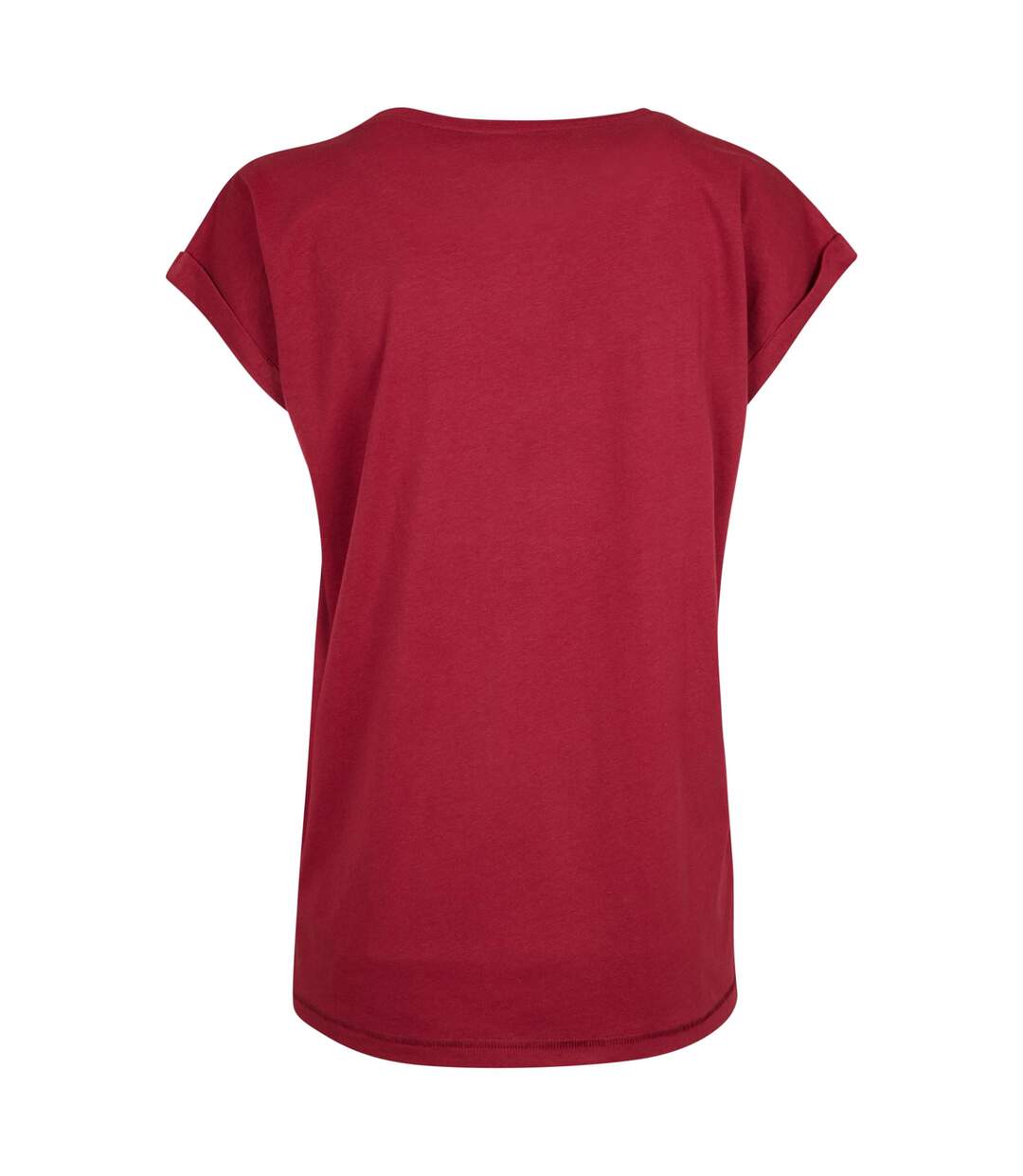 T-shirt femme bordeaux Build Your Brand