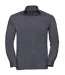 Chemise poplin manches longues repassage facile - Homme - RU934M - gris foncé-2