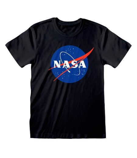 NASA Unisex Adult Insignia T-Shirt (Black)