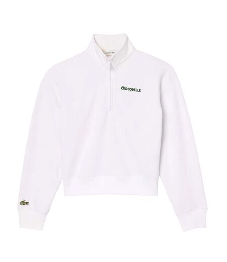 Sweat Femme Blanc Lacoste