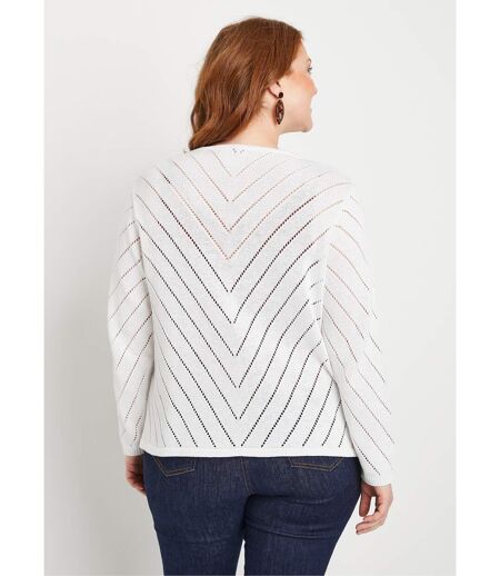 Gilet boléro fin ajouré coton