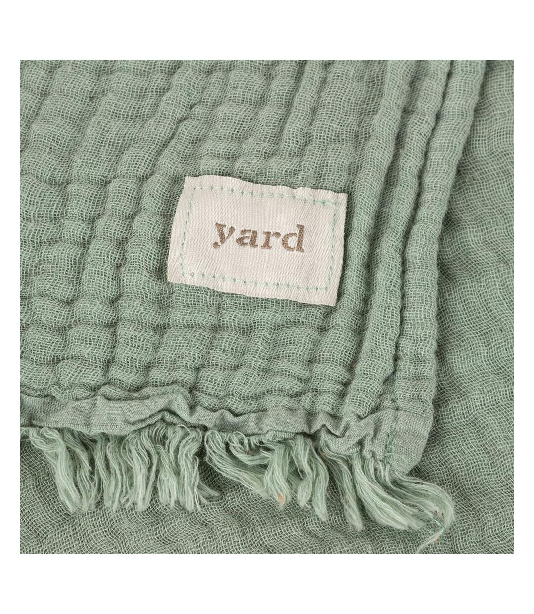 Lark cotton crinkled throw eucalyptus Yard-2