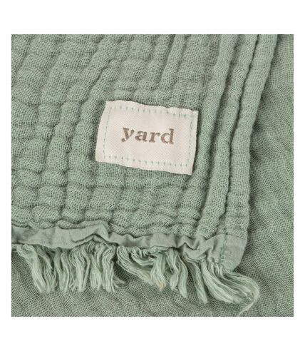 Lark cotton crinkled throw eucalyptus Yard