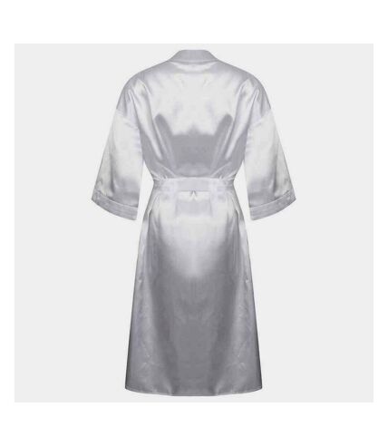 Towel City Womens/Ladies Satin Robe (White) - UTPC6203