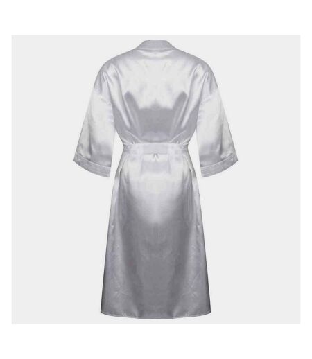 Towel City Womens/Ladies Satin Robe (White) - UTPC6203