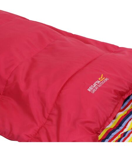 Regatta Hana 200 Polyester Mummy Sleeping Bag (Duchess Pink Stripe) (One Size) - UTRG2936