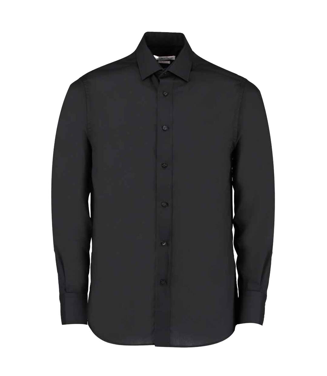 Chemise Manches Longues Homme Noir Kustom Kit-1