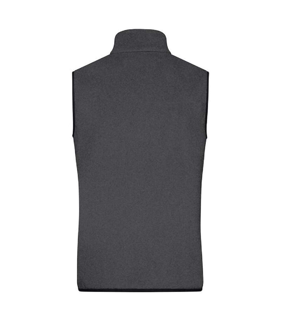 Gilet polaire sans manches - Homme - JN1310 - gris foncé mélange