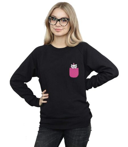 Disney - Sweat ARISTOCATS MARIE CHEST - Femme (Noir) - UTBI12509